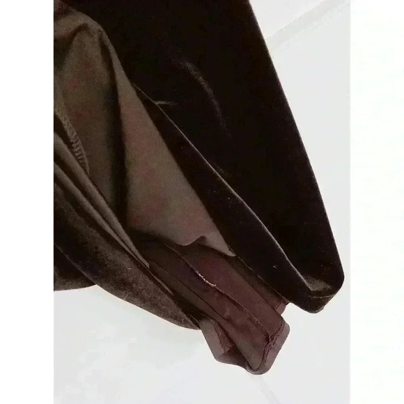 BNWT Black Velvet Slip Dress Size S - Picture 7 of 7